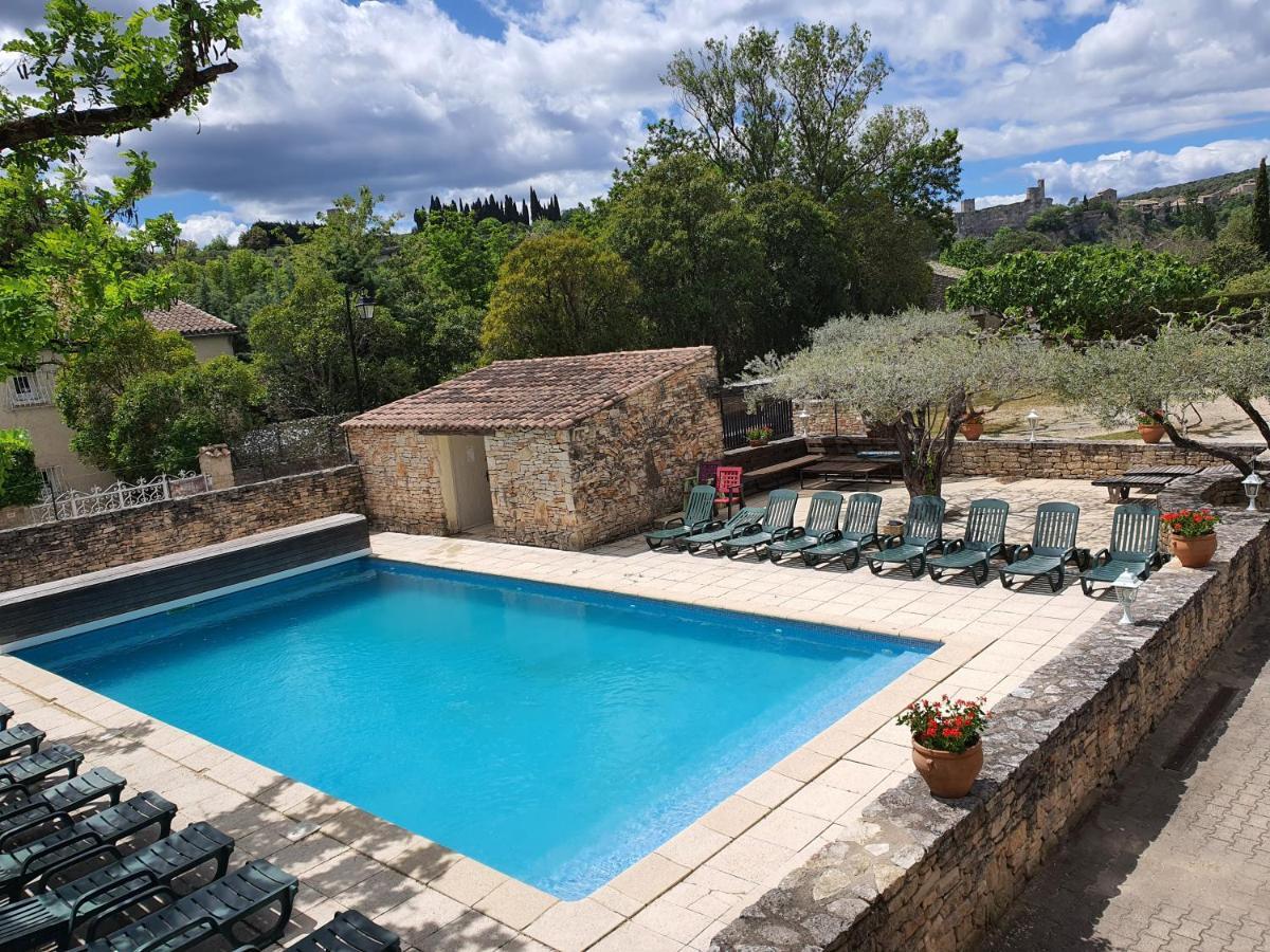 Logis Hotel Restaurant L'Escarbille Saint-Martin-dʼArdèche Екстериор снимка