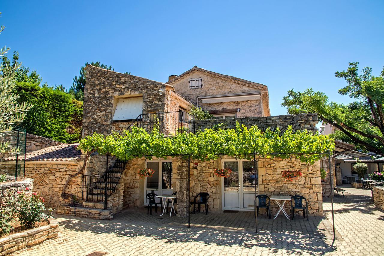 Logis Hotel Restaurant L'Escarbille Saint-Martin-dʼArdèche Екстериор снимка